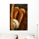 Baseball Glove And Baseball Wall Mural
