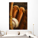 Baseball Glove And Baseball Wall Mural
