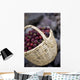 Blackberries In A Basket Wall Mural