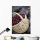 Blackberries In A Basket Wall Mural