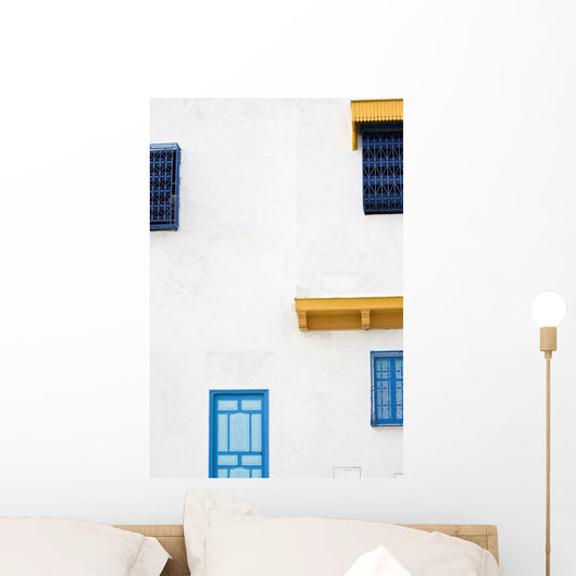 Windows, Kairouan, Tunisia, Africa Wall Mural