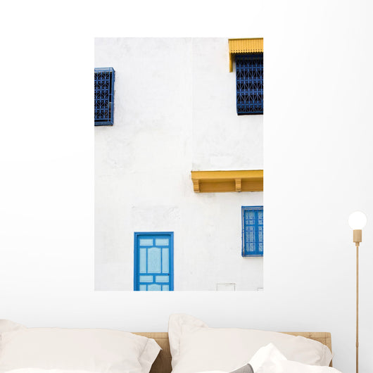 Windows, Kairouan, Tunisia, Africa Wall Mural