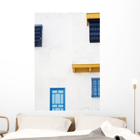 Windows, Kairouan, Tunisia, Africa Wall Mural
