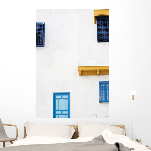 Windows, Kairouan, Tunisia, Africa Wall Mural