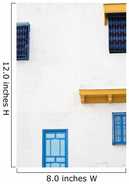 Windows, Kairouan, Tunisia, Africa Wall Mural