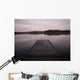 Pier, Lake Of The Woods, Ontario, Canada Wall Mural