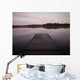 Pier, Lake Of The Woods, Ontario, Canada Wall Mural