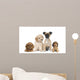 Group Puppy Dogs Wall Decal Design 2