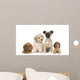Group Puppy Dogs Wall Decal Design 2