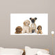 Group Puppy Dogs Wall Decal Design 2