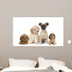 Group Puppy Dogs Wall Decal Design 2