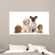 Group Puppy Dogs Wall Decal Design 2