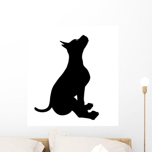 Puppy Dog Illustration Silhouette