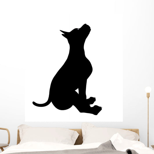 Puppy Dog Illustration Silhouette