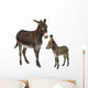 Donkey and Foal Wall Decal