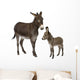 Donkey and Foal Wall Decal