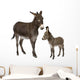 Donkey and Foal Wall Decal
