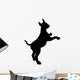 Puppy Dog Illustration Silhouette Wall Decal