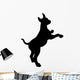 Puppy Dog Illustration Silhouette Wall Decal