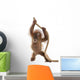 Baby Sumatran Orangutan Hanging on Rope Wall Decal