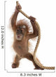 Baby Sumatran Orangutan Hanging on Rope Wall Decal