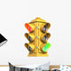 vintage traffic signal Wall Decal