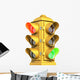 vintage traffic signal Wall Decal