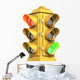 vintage traffic signal Wall Decal