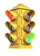 vintage traffic signal Wall Decal