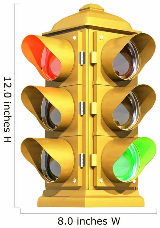 vintage traffic signal Wall Decal