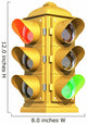 vintage traffic signal Wall Decal