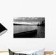 Abandoned Canoe Floating On Water Wall Mural