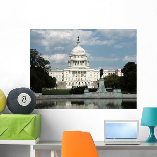 Us Capitol Building Wall Decal