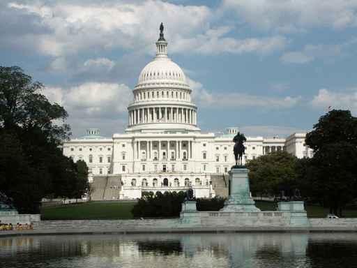 Us Capitol Building Wall Decal