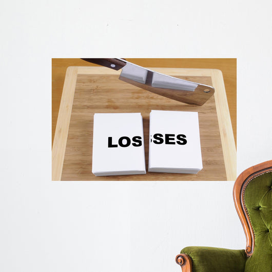 Cutting Losses Wall Mural