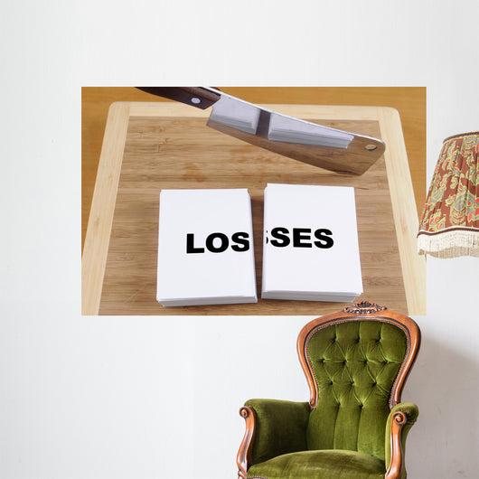 Cutting Losses Wall Mural