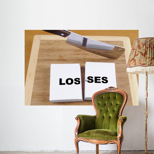 Cutting Losses Wall Mural