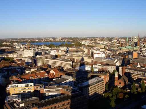 Hamburg Luftaufnahme Wall Decal