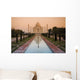View Of Taj Mahal Reflecting In Pond Wall Mural