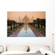 View Of Taj Mahal Reflecting In Pond Wall Mural