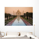 View Of Taj Mahal Reflecting In Pond Wall Mural