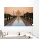 View Of Taj Mahal Reflecting In Pond Wall Mural