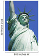 Statue Of Liberty, Lower Manhattan, New York City, New York, Usa Wall Mural