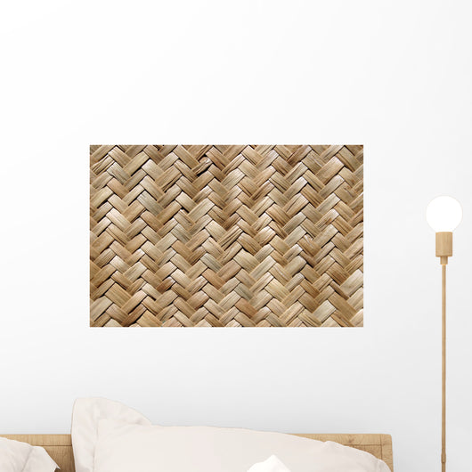 Straw Mat Wall Mural