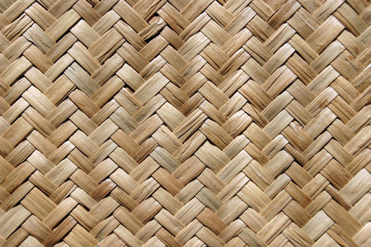 Straw Mat Wall Mural
