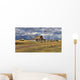 Remote Landscape With Mountains In Background Wall Mural