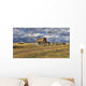 Remote Landscape With Mountains In Background Wall Mural