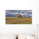 Remote Landscape With Mountains In Background Wall Mural