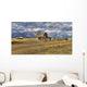 Remote Landscape With Mountains In Background Wall Mural
