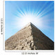 Egyptian Pyramids with Sun